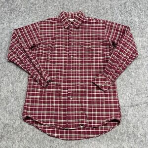 Cody‎ James Shirt Mens Small Red Plaid Western Snap Button Long Sleeve Flannel